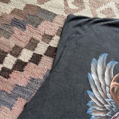 Vintage 1988 Just Brass 3D Emblem Native Skull T Shirt Truckers Harley L/XL