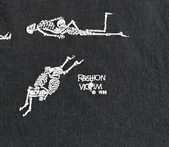 RARE Vintage Fashion Victim Skeleton Made In USA 1990 Men’s XL/L