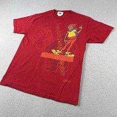 Vintage Fat Albert Mushmouth Shirt Men’s Large Red Short Sleeve Graphic Print