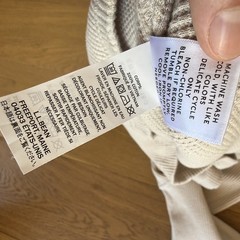 LL Bean Signature Waffle Knit Thermal Crewneck Heavyweight 100% Cotton