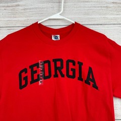 New Agenda Georgia Bulldogs Short Sleeve T-Shirt Mens Medium Red NEW