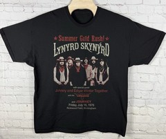 Lynyrd Skynyrd Band Unisex Black Cotton T-shirt S-5XL
