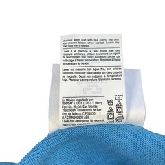 Champion T-shirt Men Small Blue Colorblock Asymmetric Hem Heritage Shift Pocket