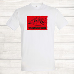 Bournemouth Football Gazelle Trainers Away Days Weekend Casual Saturday T Shirt