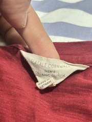 Seasalt Cornwall Allet Organic Cotton Long Sleeve T-Shirt – Red – Size L