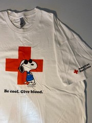 American Red Cross x Snoopy Be Cool Give Blood XL T-Shirt – Blood Donor Shirt