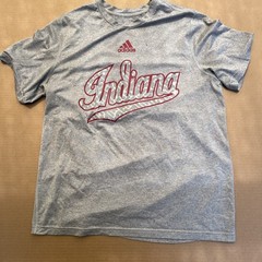 Adidas Creator Tee Indiana Mens Large Gray Heather Aeroready Shirt L