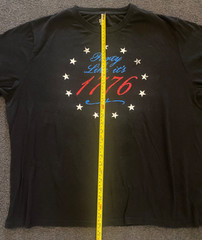 Men’s XXL 50-52 Party Like its 1776 Crusher T Shirt Patriotic Comfort Wear