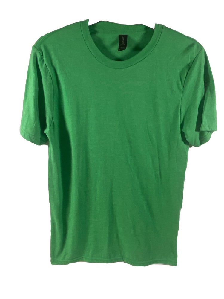 Anvil Lightweight Crew Neck SS T Shirt Heather Green Small New
