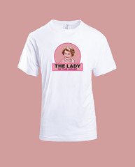 MEN WOMEN TEE TSHIRT SUBLIMATION 100% POLYESTER BUCKET LADY OF THE HOUSE
