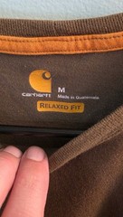 Carhartt Force Shirt Mens Medium Green Relaxed Fit Work Tee Performance