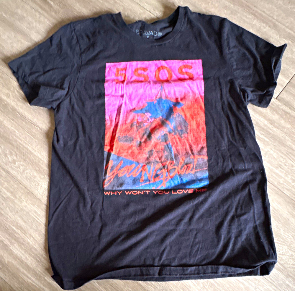 Bravado 5 Seconds of Summer Youngblood “Why Won’t You Love Me” Shirt M Black