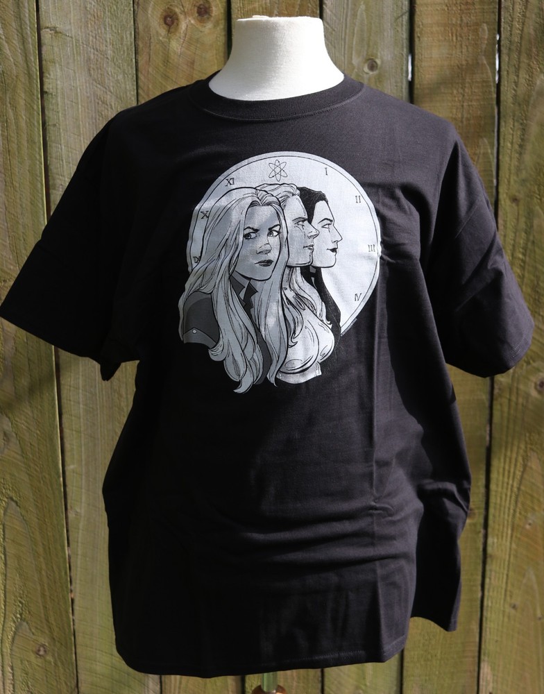NOS Vintage Y2K 2001 Terry Moore FIVE YEARS Black Graphitti T Shirt Size XL