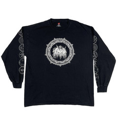 Absu Tour Shirt Mens XL Vintage Y2K Long sleeve Black Metal band Tee 2009 2000s