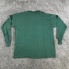 Vintage Russell Athletic Shirt Mens XL Forest Green Long Sleeve Crew Neck Cotton