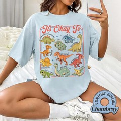 Comfort T-Shirt Dinosaur Autism Awareness