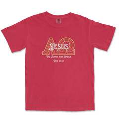 The Alpha and Omega Shirt Christian Shirts for Men Graphic Jesus Shirts For Men