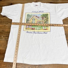 VTG 90s Fruit of the Loom Lachryma Montis Sonoma Park Art Sports T Shirt Xl