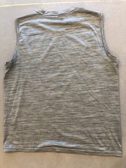 DryTek Shirt Men’s Medium Athletic Gray Muscle Activewear Tank Top
