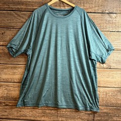 Tommy Bahama Shirt Mens 3XLB Green Short Sleeve Tee Pullover Fishing Hiking Big