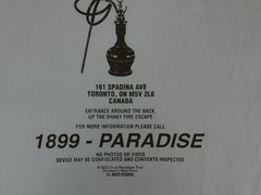 VTG 2012 Drake Take Care Paradise Tour T-Shirt OVO Club Paradise Invite Only XL