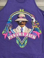 Vintage 90s Panama Jack Surfer Purple Tank Top Retro Y2K Skater – Men’s Large
