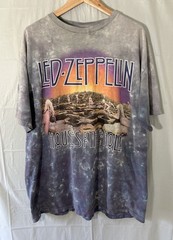 VTG 2002 LIQUID BLUE LED ZEPPELIN TIE DYE HOUSE OF THE HOLY SHIRT SIZE XL USED!