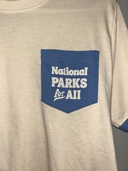 THE LANDMARK PROJECT MENS NATIONAL PARKS FOR ALL T SHIRT SIZE LARGE NWT