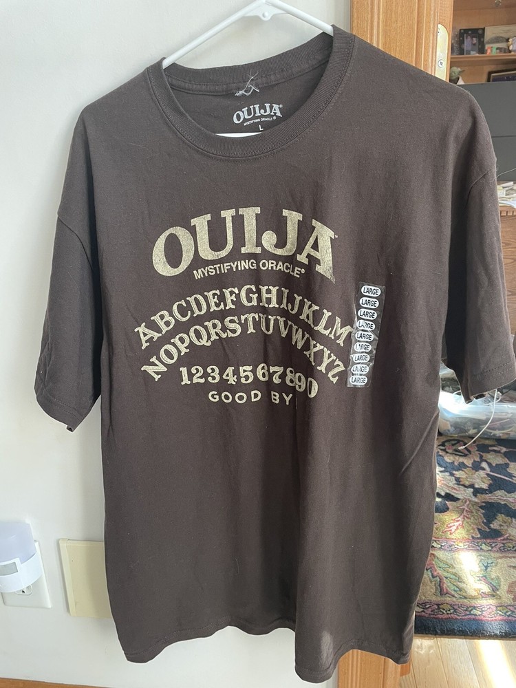 Ouija Mystifying Oracle Tee T-Shirt Brown Large-New