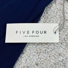 NEW Five Four Mens Top sz M Navy Long Sleeve 1/4 Neck Lightweight Stretch Casual