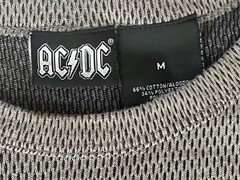 AC/DC November World Tour Textured Knit Long Sleeve T-Shirt Men’s M Gray 2012
