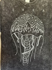Erra – Jellyfish Colortone Men’s Large Band T-Shirt Metalcore Acid Wash LG