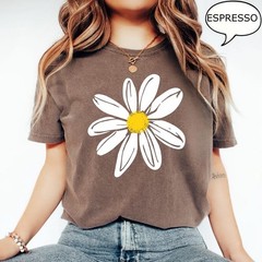 Daisy T-Shirt, Daisy Flower Shirt, Summer Shirt, Floral Shirt, Gift For Woman, D