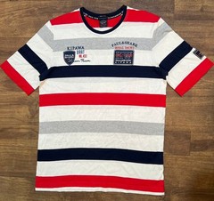 Paul & Shark Yachting Striped T Shirt Mens Small Red White Blue Italy Style