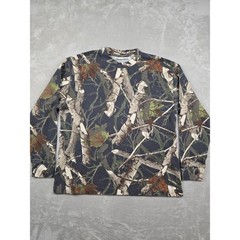 No Boundaries Thermal Shirt Mens Large Camo Waffle Knit Long Sleeve Tee