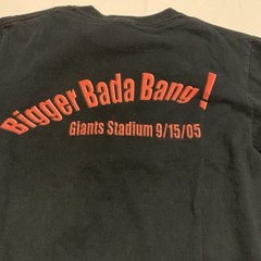 Vintage The Rolling Stones Sopranos T Shirt Black Band Concert Medium 9/15/05
