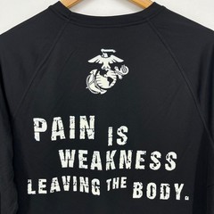 USMC Marines Long Sleeve T-Shirt Men’s Size M Black Moisture Wicking USA NWOT