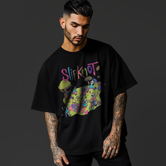 Slipknot Cartoon Parody T-Shirt – Funny Cute Band Graphic Tee A474