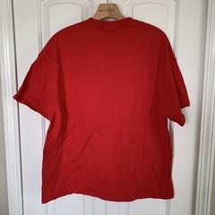 Disney We Are Family Mickey And Friends Red Graphic Shirt Sz XL