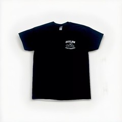 OUTLAW CYCLE PRODUCTS FXR LOGO BLACK SHORT SLEEVE T-SHIRT BIKER MOTORCYCLE