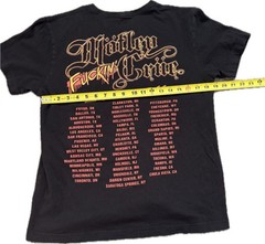 Motley Crue Live 2011 Tour T-Shirt Black Band Tee Concert Rock Graphic Men’s L