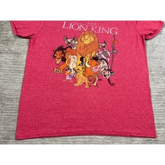 Disney T-Shirt Mens XL Red The Lion King Graphic Tee Short Sleeve 25992