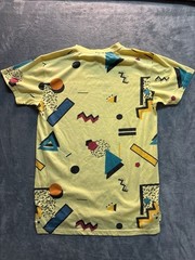 Screenshot Brand 80s Retro Geometric Allover Print T-Shirt