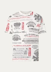 AUTHENTIC LEVI’S SS VINTAGE FIT 501 DAY AOP EGRET T SHIRT 873730349