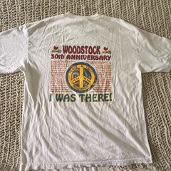 VINTAGE WOODSTOck 1999 99 T SHIRT XL Metallica Korn Limp Bizkit Creed Slipknot