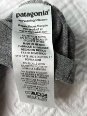 Patagonia Mens Responsibili-tee Tshirt Sze L Grey Regular Fit Blended Fabric EUC