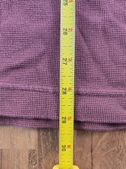 Woolrich Men’s M Burgandy Red Henley Long Sleeve Shirt Waffle Knit Cotton