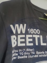 VW Beetle Volkswagen Haynes Owners Workshop Manual Tshirt Size L