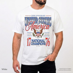 July 4th 1776 National Champions Funny T-Shirt, America 250th Anniversary
