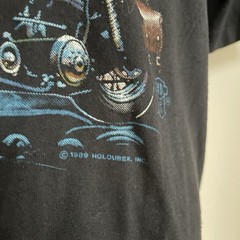 Vintage Harley Davidson T-Shirt Men Large Lone Wolf 1989 Holubek